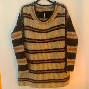 Free People Stripe Sweater
